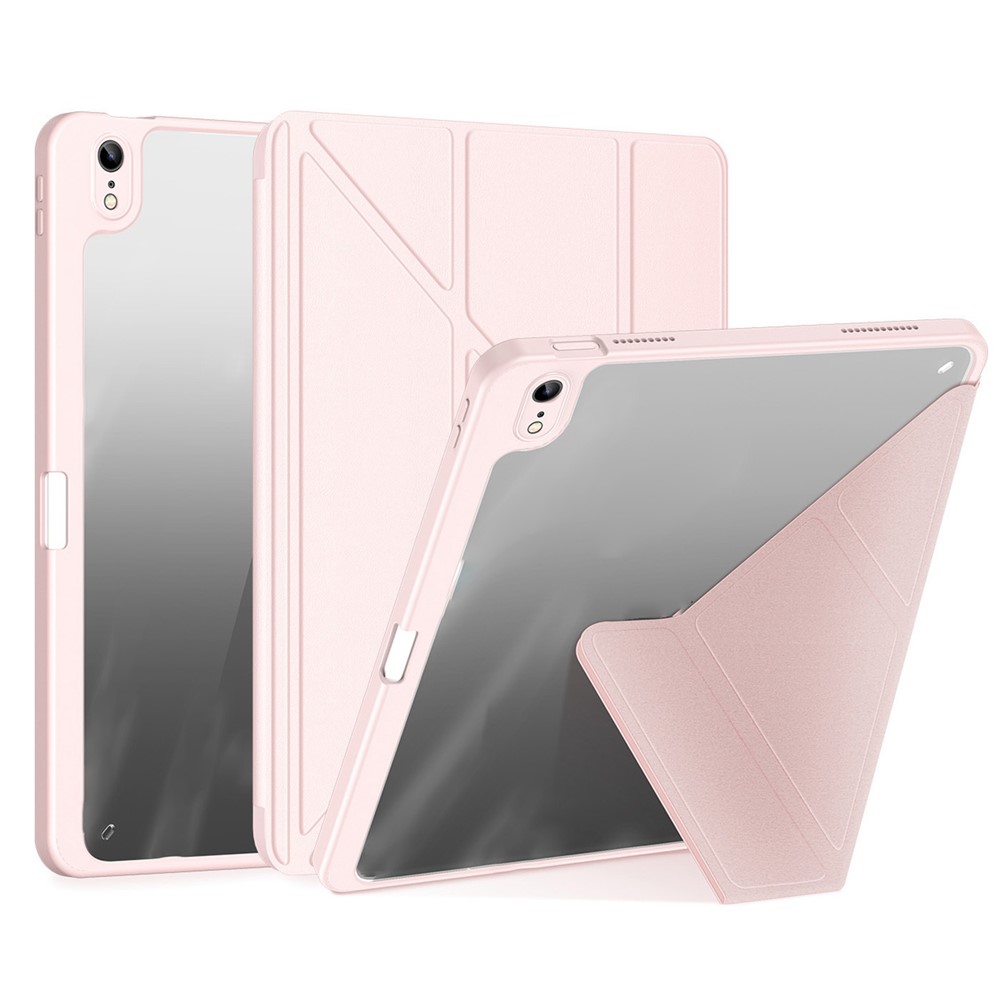 iPad 10.9 2025 - DUX DUCIS Series Magi Fold Stand Pink