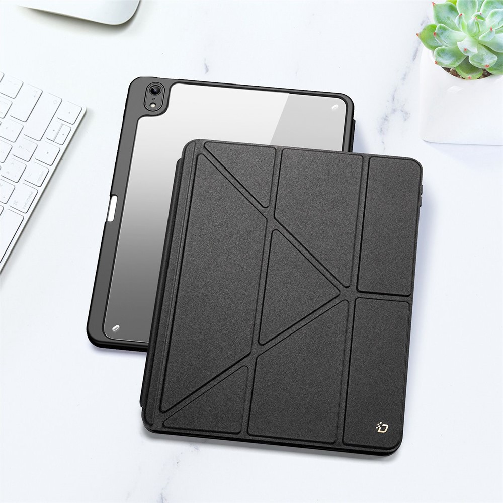 iPad 10.9 2025 - DUX DUCIS Series Magi Fold Stand Black — estuche (foto 11 de 12)