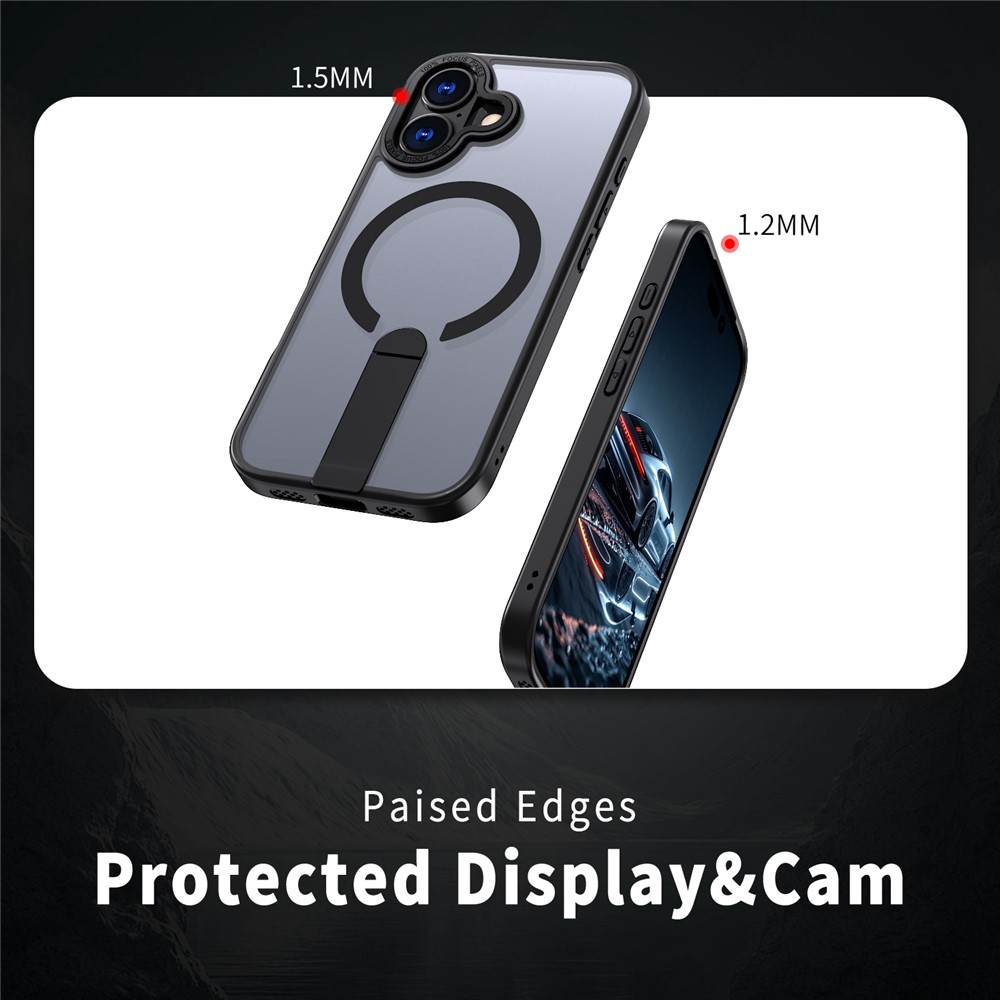 iPhone 17 - Acrylic Case With MagSafe Black — estuche (foto 4 de 6)