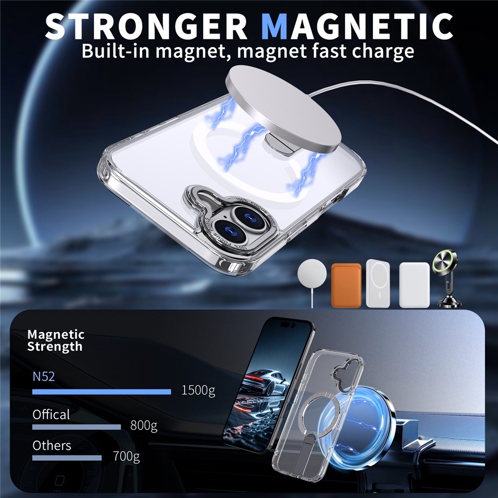 iPhone 17 - Acrylic Case With MagSafe Transparent — estuche (foto 2 de 6)