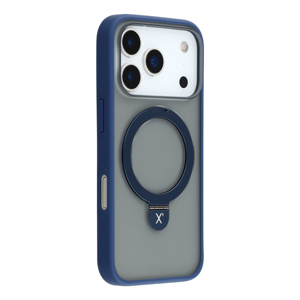 iPhone 17 Pro - X-LEVEL Metal Kickstand Blue — estuche