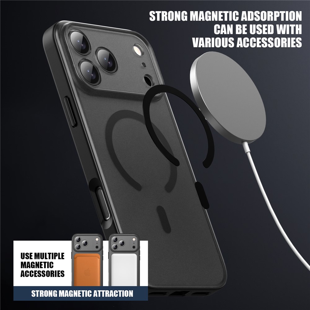 iPhone 17 Pro - IPAKY Magnetic Shockproof Blue — estuche (foto 6 de 9)