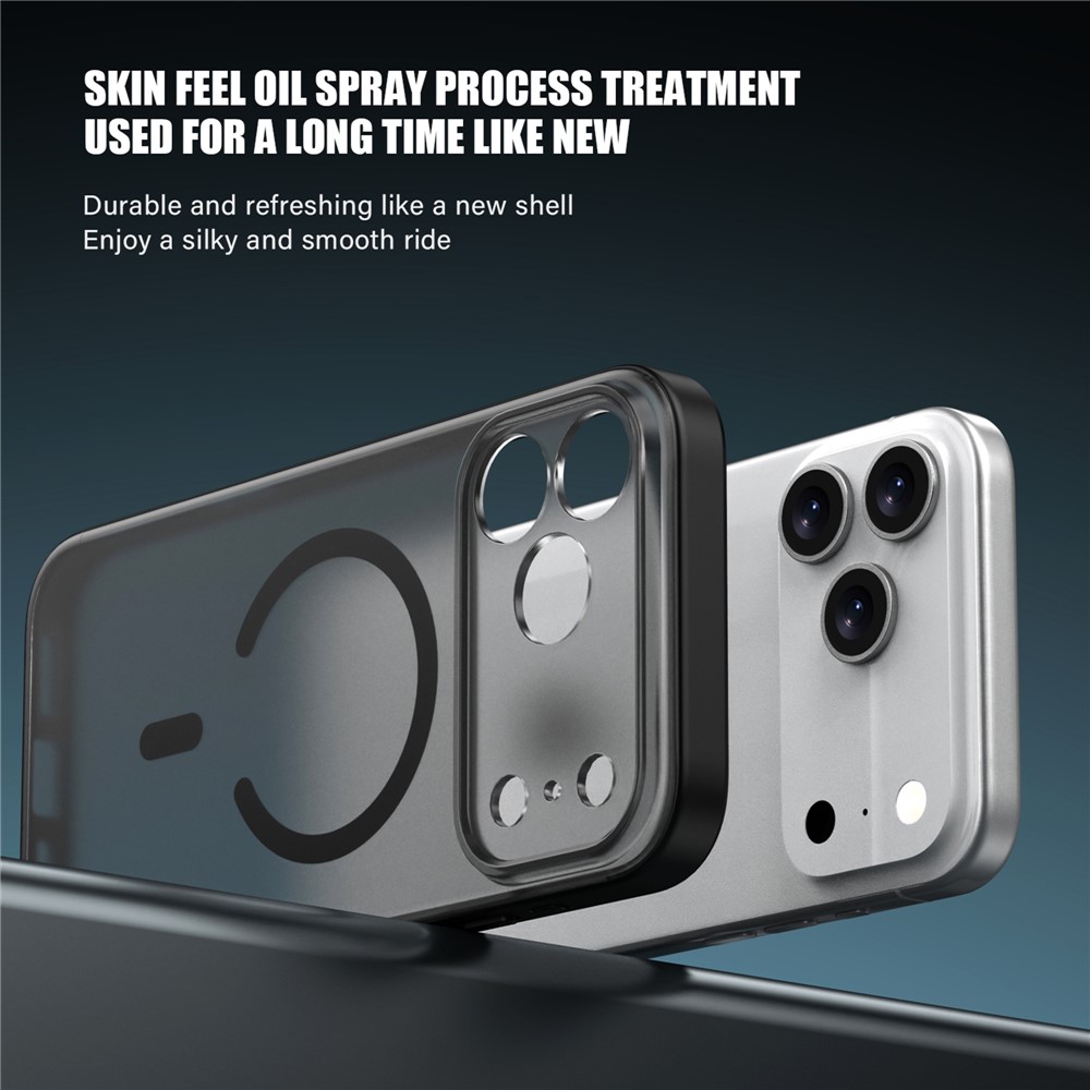 iPhone 17 Pro - IPAKY Magnetic Shockproof White — estuche (foto 3 de 9)
