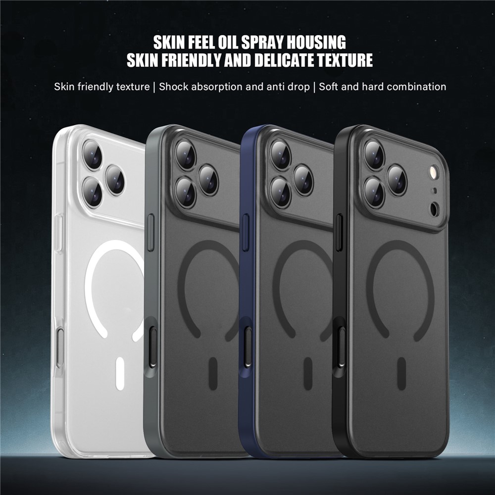 iPhone 17 Pro - IPAKY Magnetic Shockproof White — estuche (foto 9 de 9)