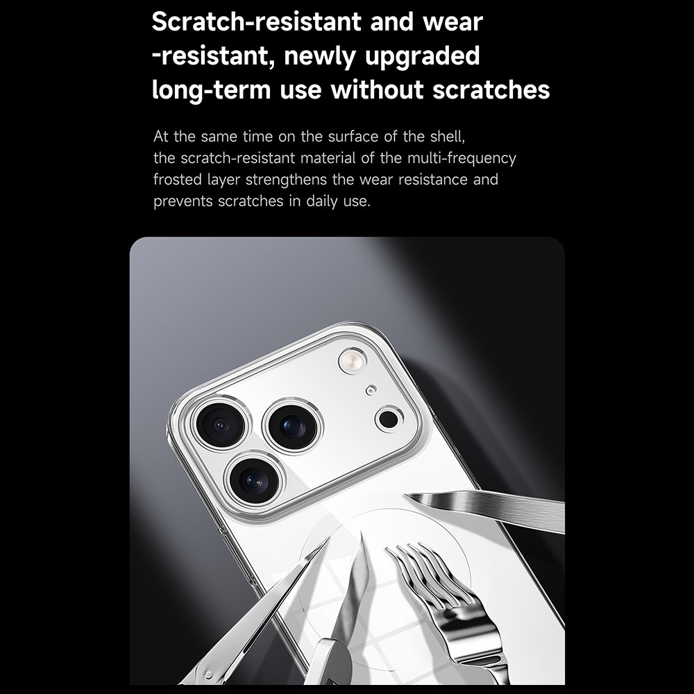 iPhone 17 Pro Max - SULADA Crystal Clear With MagSafe — estuche (foto 6 de 9)