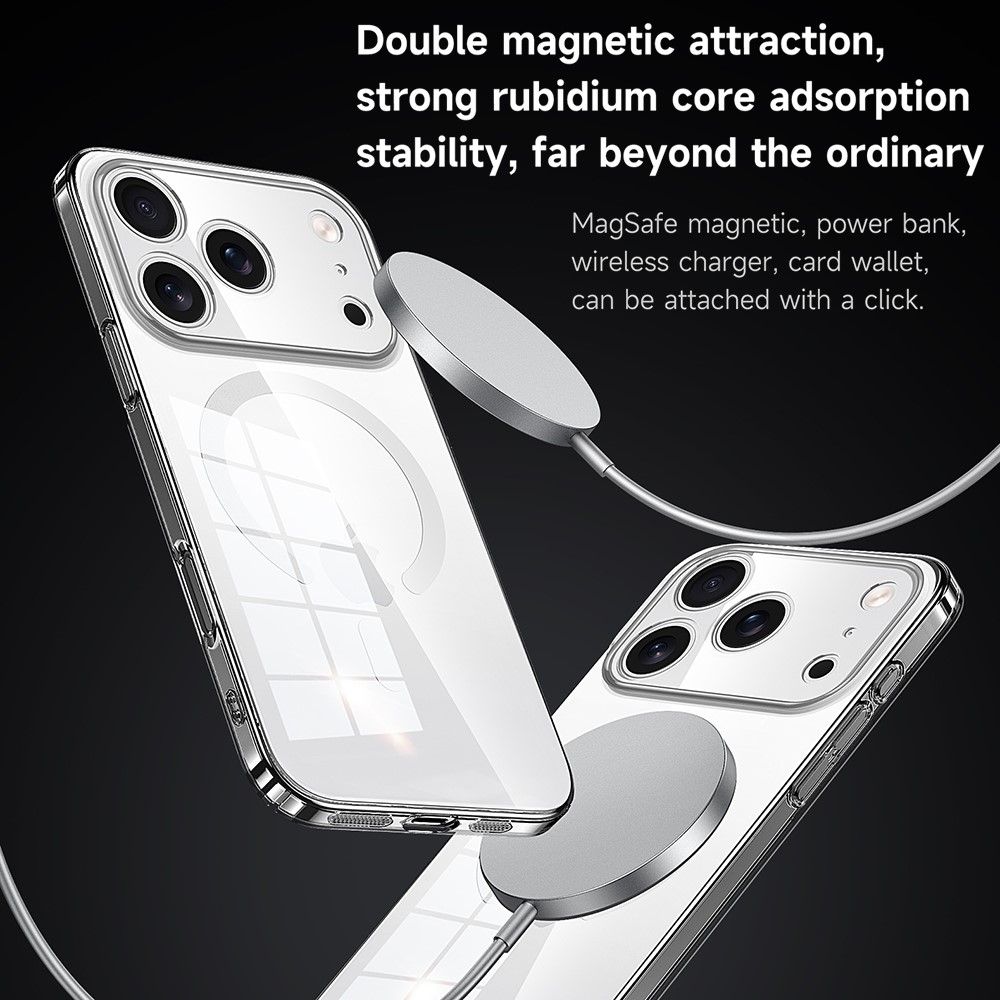 iPhone 17 Pro Max - SULADA Crystal Clear With MagSafe — estuche (foto 9 de 9)