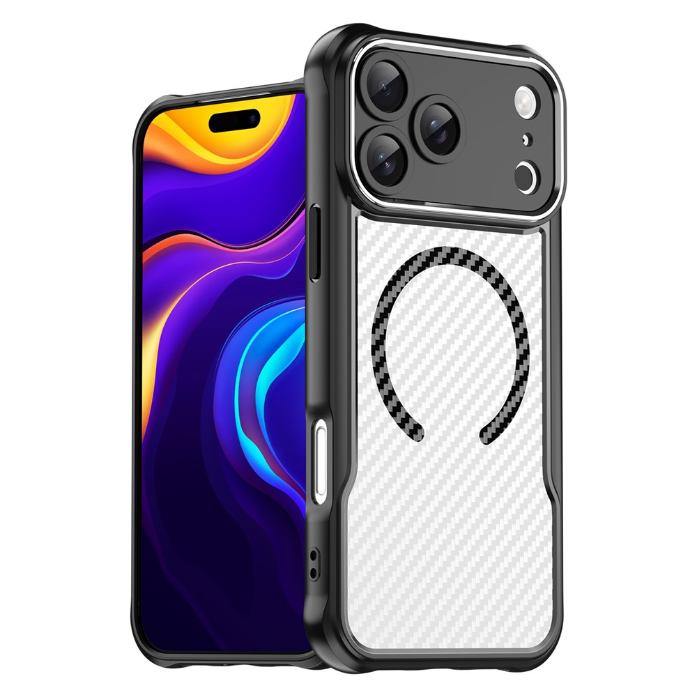 iPhone 17 Pro Max - Hybrid Carbon Fiber Black — estuche