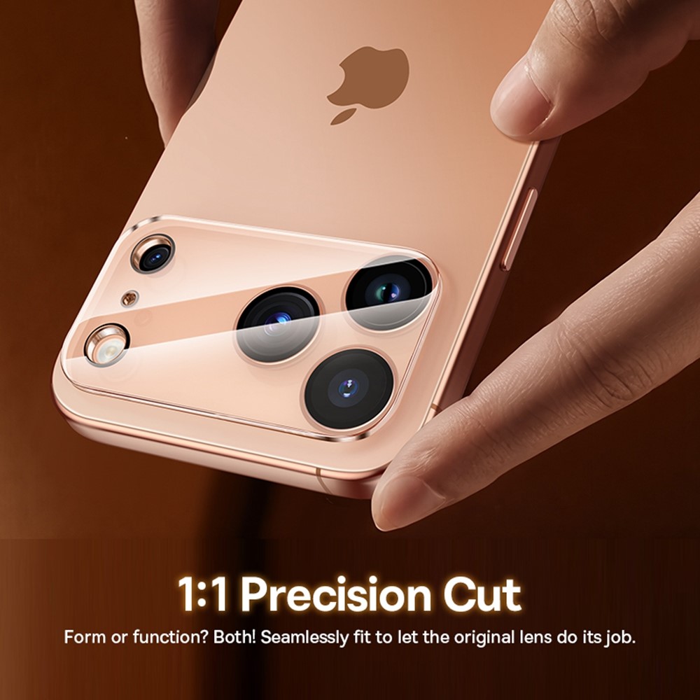iPhone 17 Pro - BASEUS Camera Lens Glass Protector — vidrio templado protector de pantalla (foto 8 de 11)