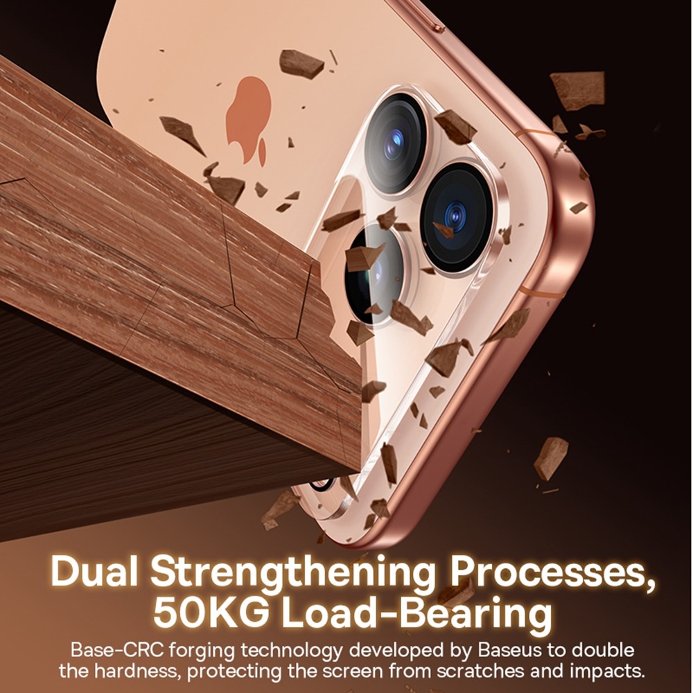 iPhone 17 Pro Max - BASEUS Camera Lens Glass Protector — vidrio templado protector de pantalla (foto 4 de 11)