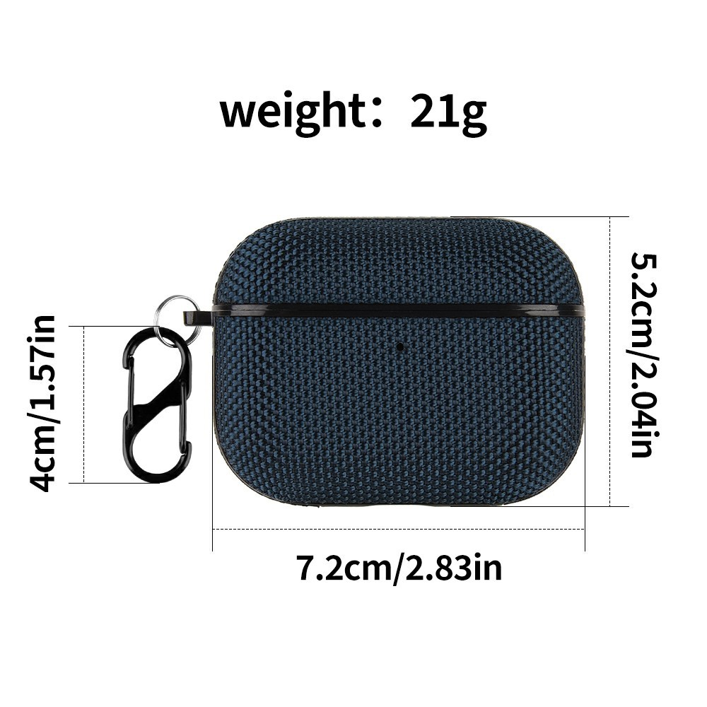 Apple AirPods Pro 3 - Case Nylon With Hanging Buckle Black — estuche (foto 8 de 8)