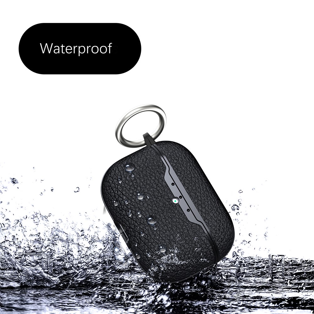 Apple AirPods Pro 3 - Litchi Texture Black — estuche (foto 4 de 8)
