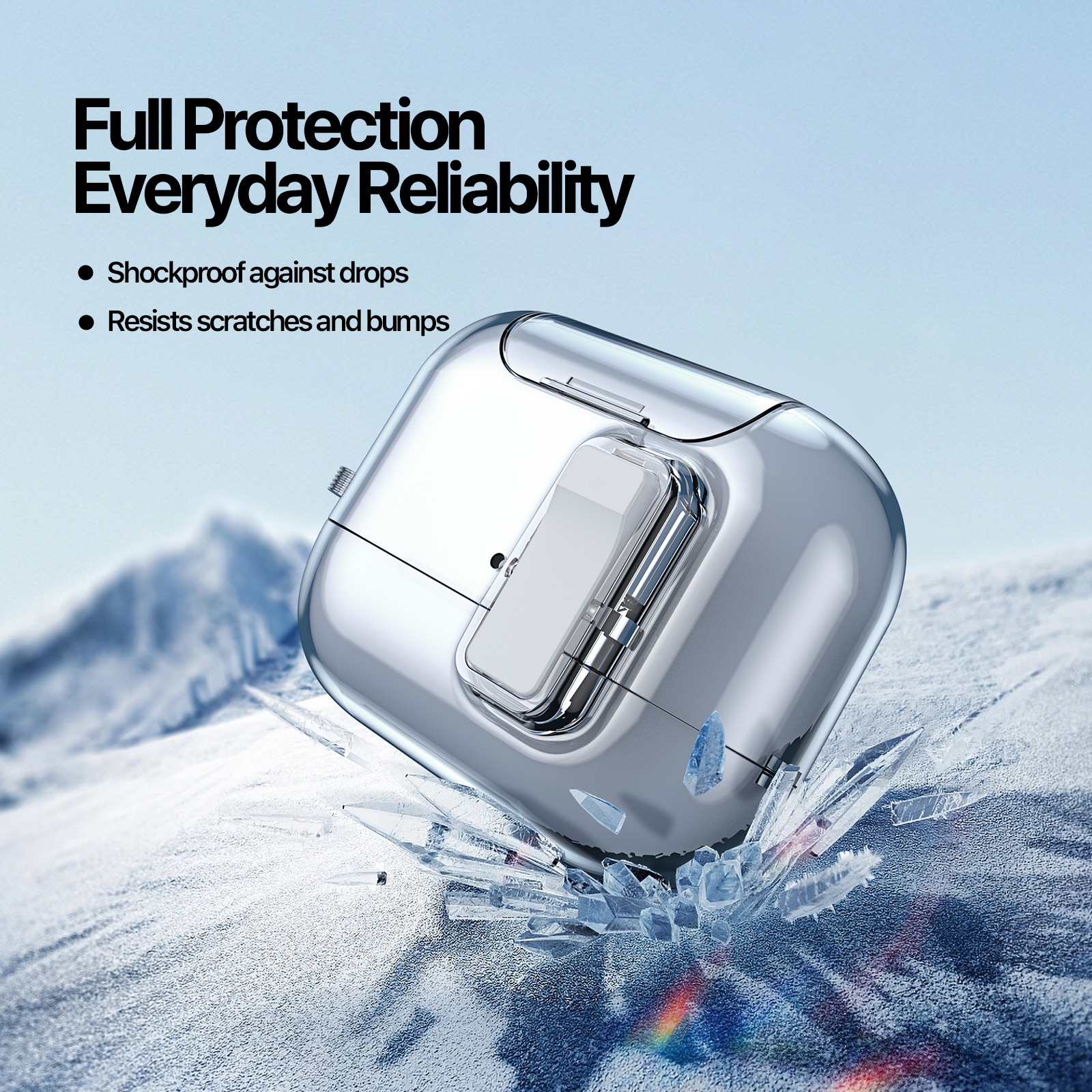 Apple AirPods Pro 3 - DUX DUCIS Pecr Series Clear — estuche (foto 10 de 12)