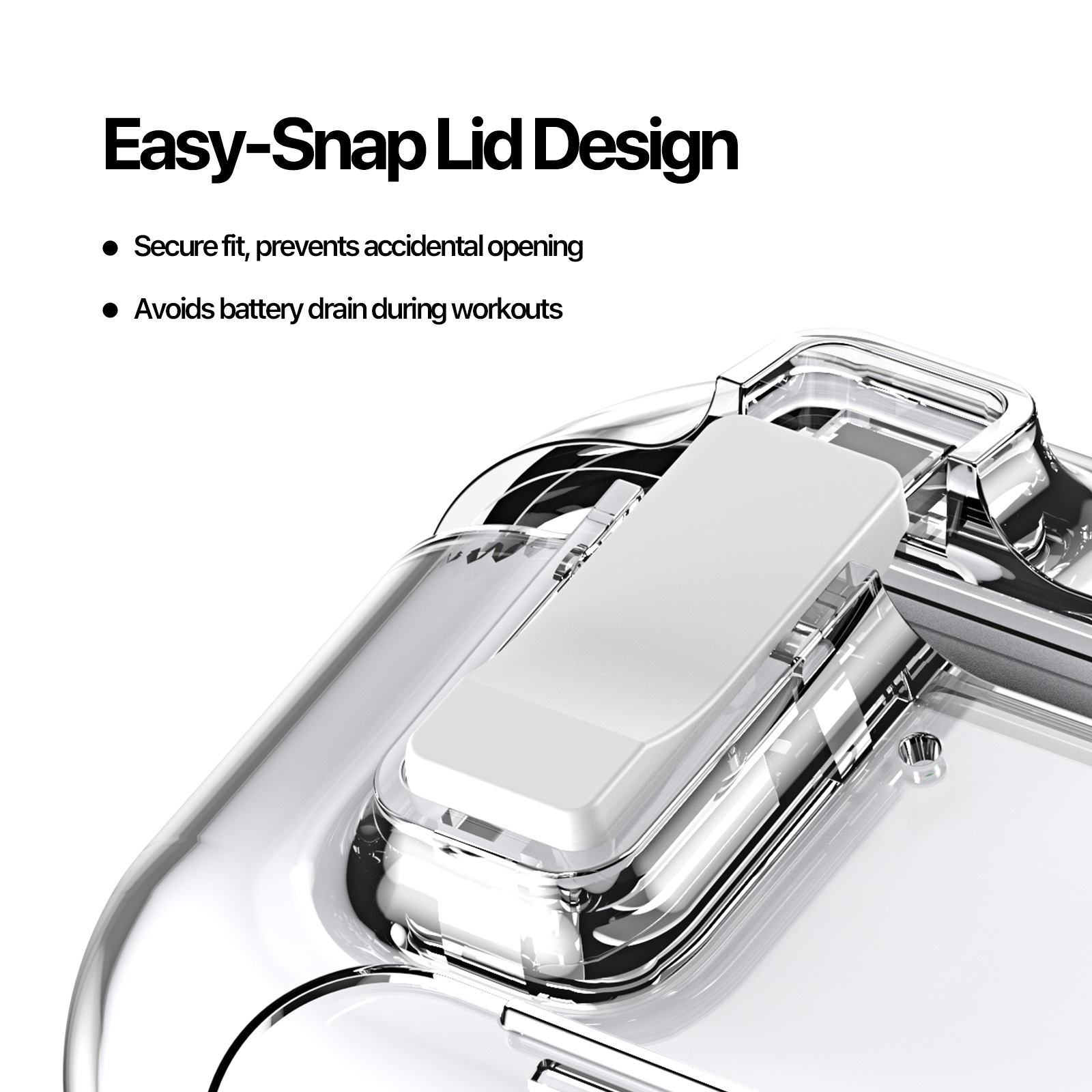 Apple AirPods Pro 3 - DUX DUCIS Pecr Series Clear — estuche (foto 6 de 12)
