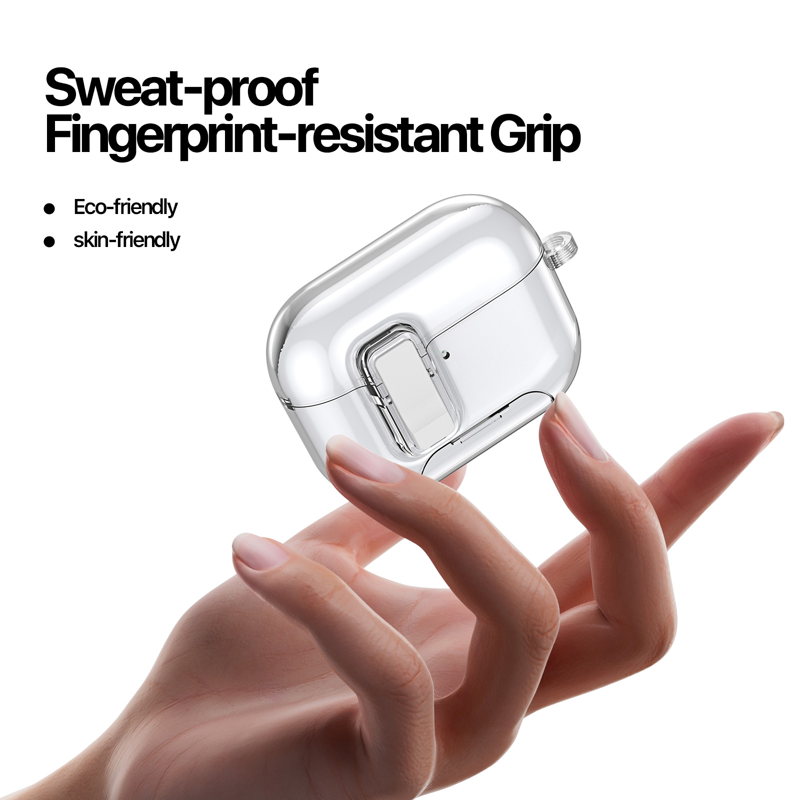 Apple AirPods Pro 3 - DUX DUCIS Pecr Series Clear — estuche (foto 9 de 12)