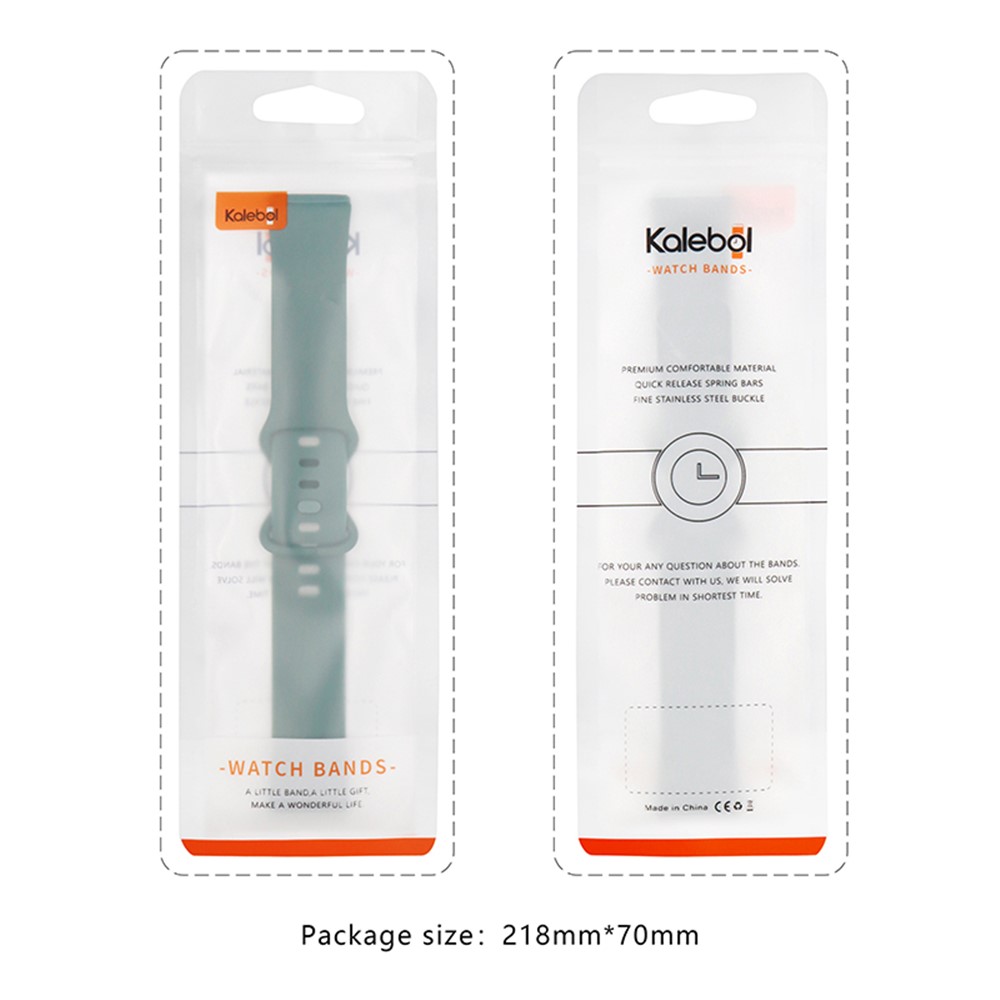 Apple Watch 46/49mm - KALEBOL Silicone Strap White — correa (foto 7 de 7)