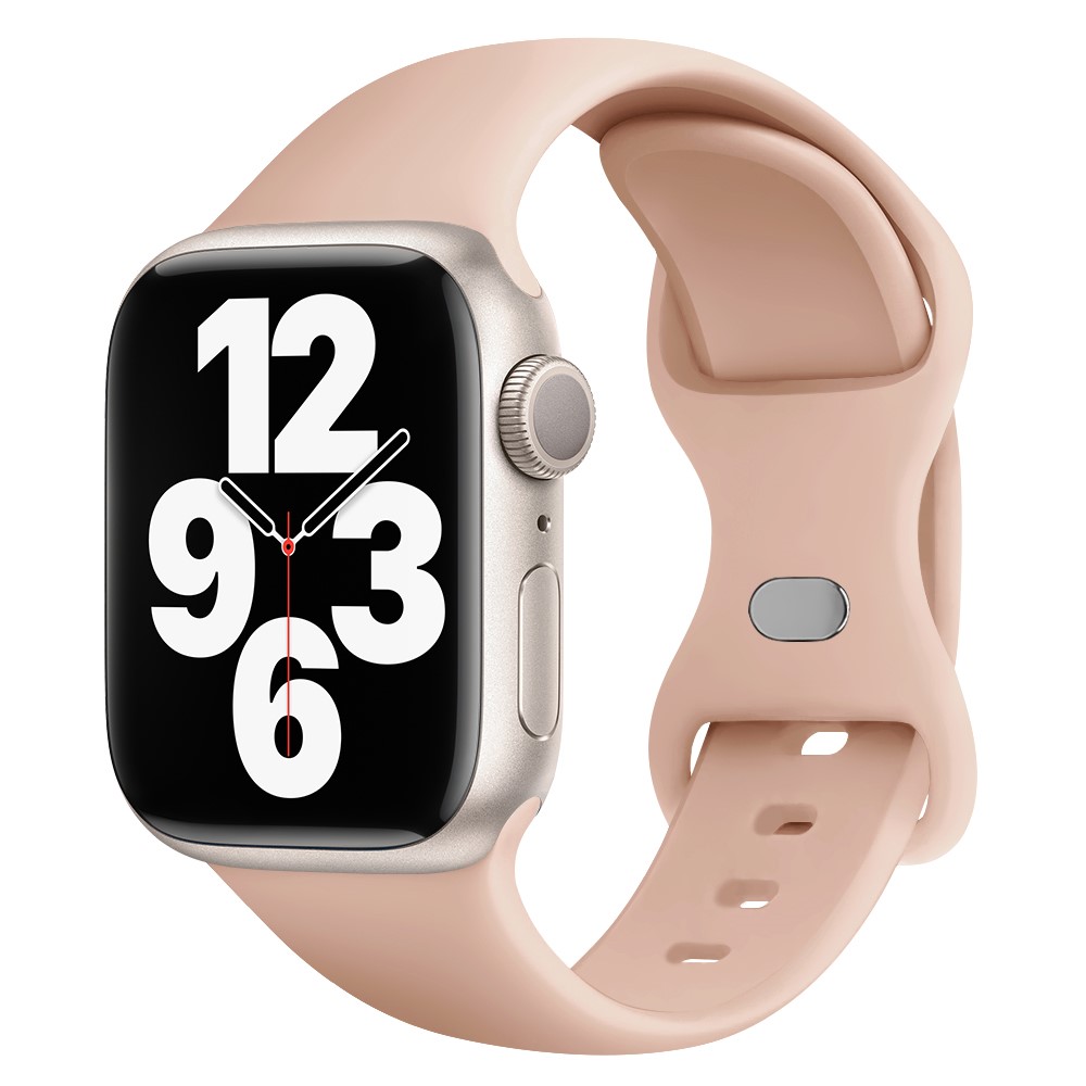 Apple Watch 46/49mm - KALEBOL Silicone Strap Pink — correa (foto 2 de 7)