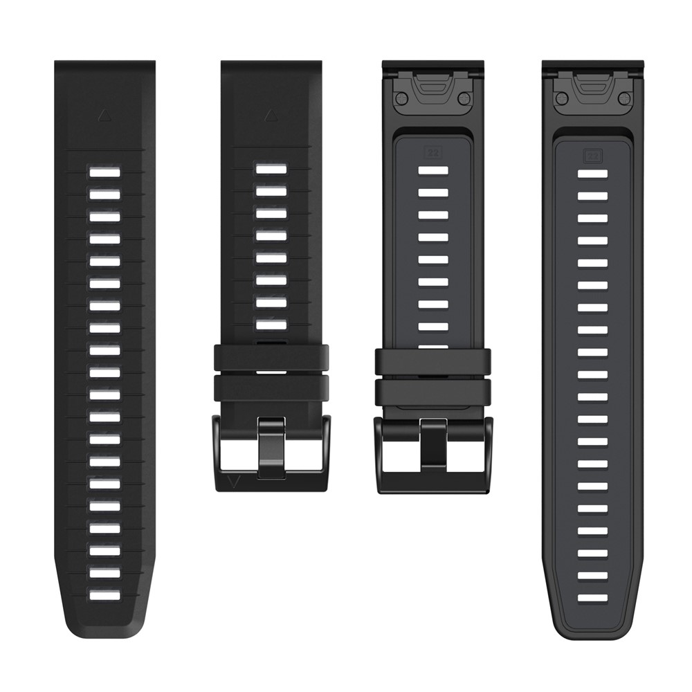 Garmin - Fenix 8 51mm Quick Silicone Stap Black — correa (foto 2 de 6)