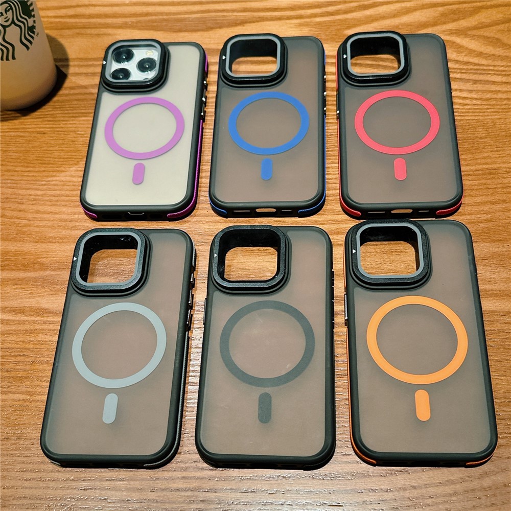 iPhone 15 Pro Max - Magnetic Case Skin Touch Black — estuche (foto 9 de 9)