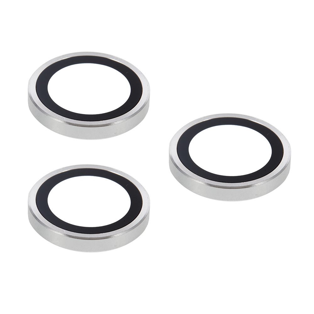 iPhone 17 Pro/17 Pro Max - Camera Lens Glass Protector Silver — vidrio templado protector de pantalla (foto 3 de 5)