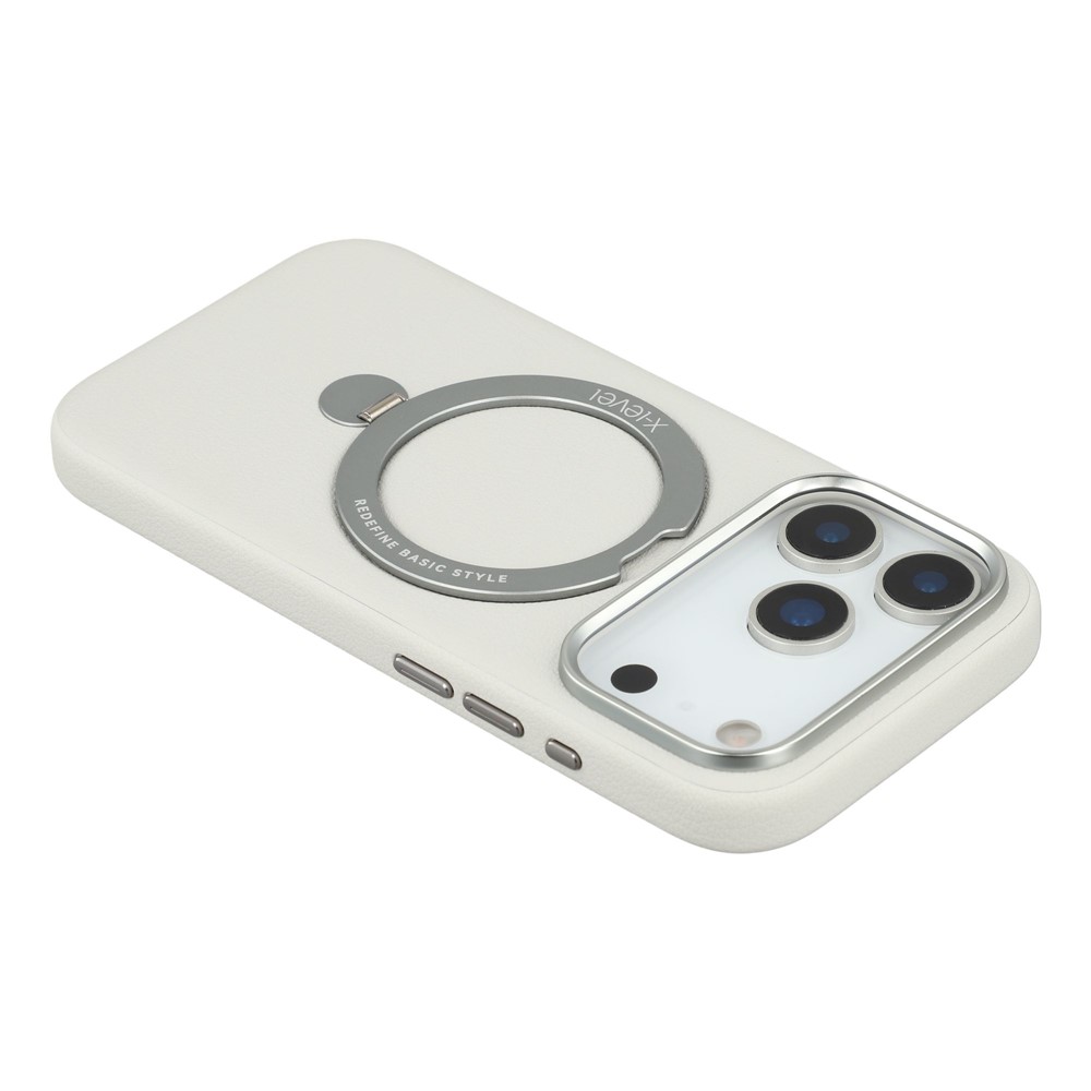 iPhone 17 Pro - X-LEVEL Kickstand Magnetic Case Grey — estuche (foto 6 de 6)