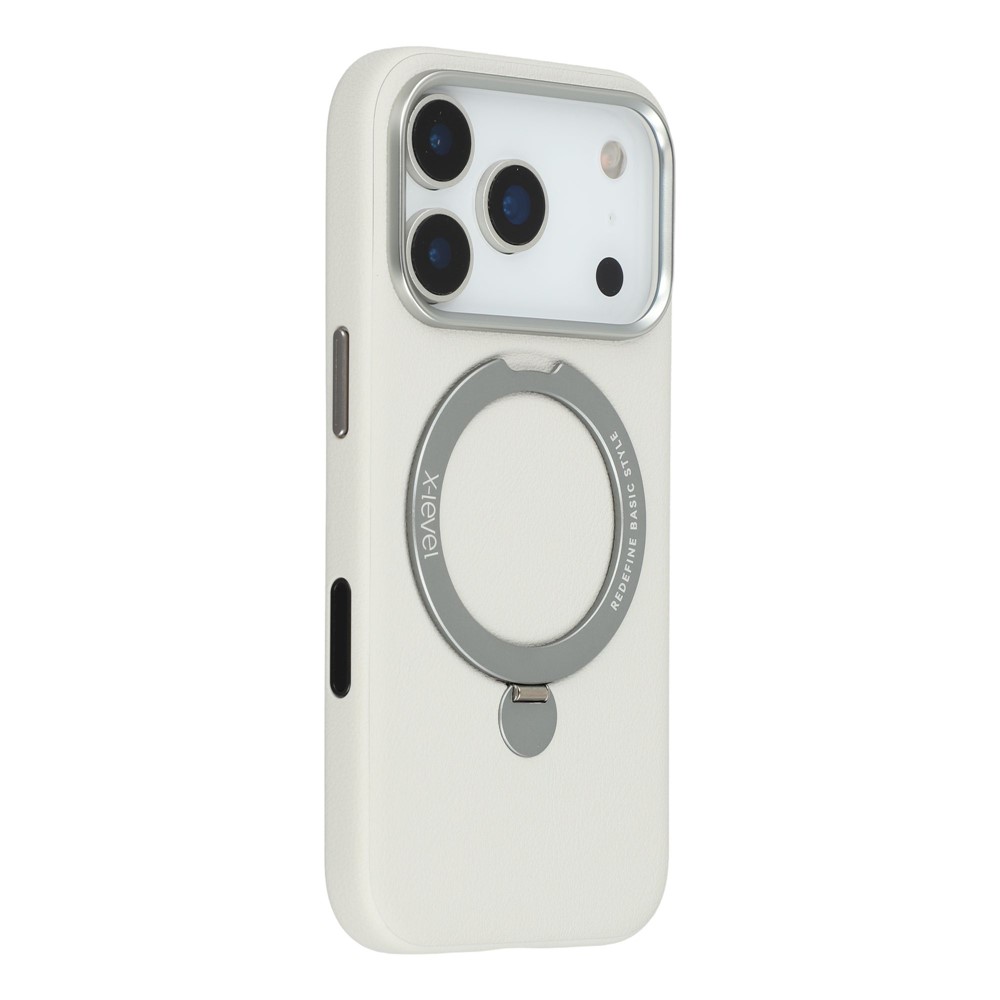 iPhone 17 Pro Max - X-LEVEL Kickstand Magnetic Case Grey — estuche