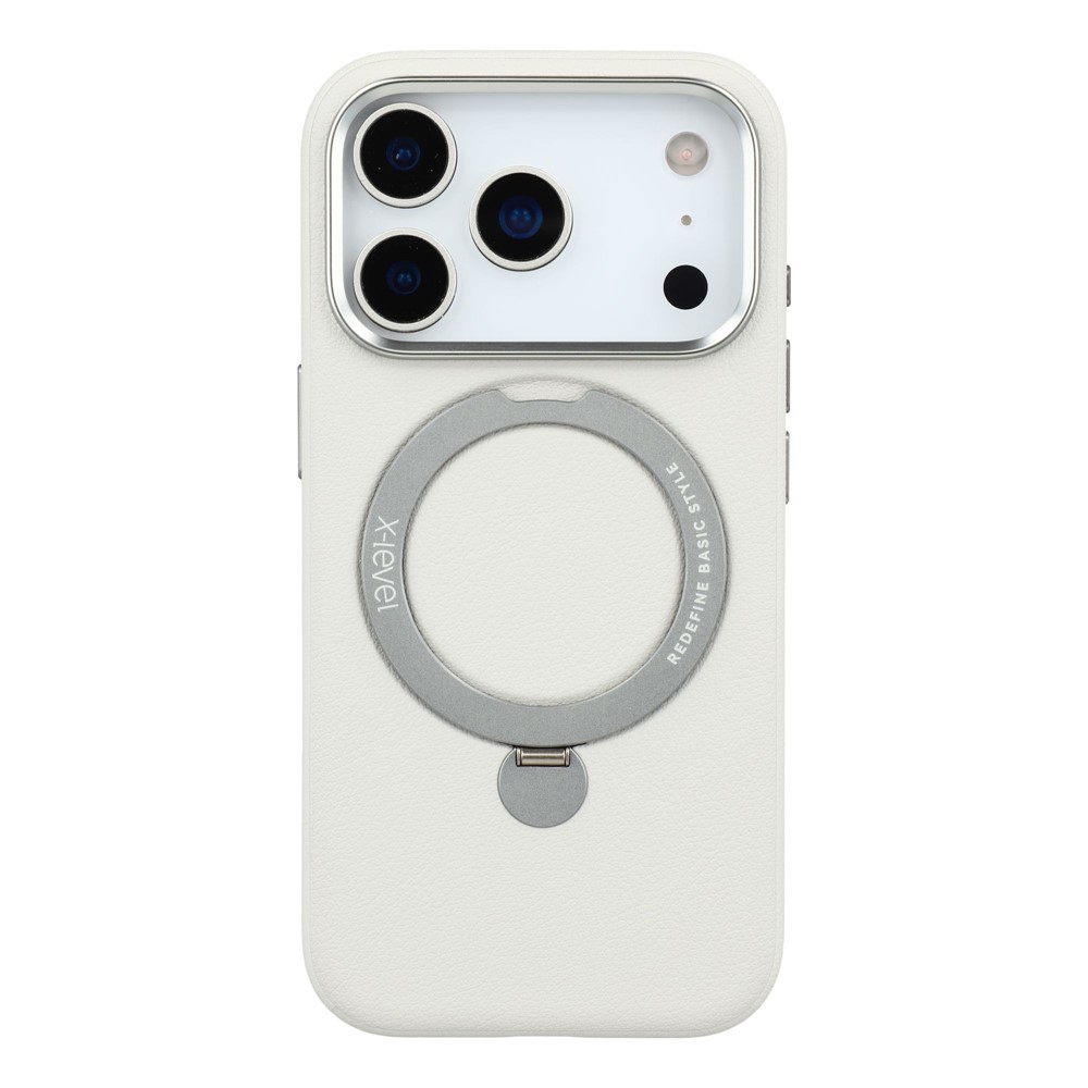 iPhone 17 Pro Max - X-LEVEL Kickstand Magnetic Case Grey — estuche (foto 3 de 6)