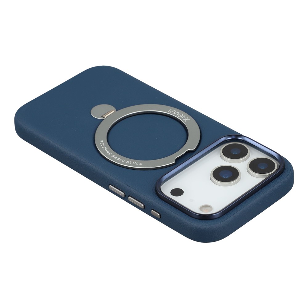 iPhone 17 Pro Max - X-LEVEL Kickstand Magnetic Case Blue — estuche (foto 6 de 6)