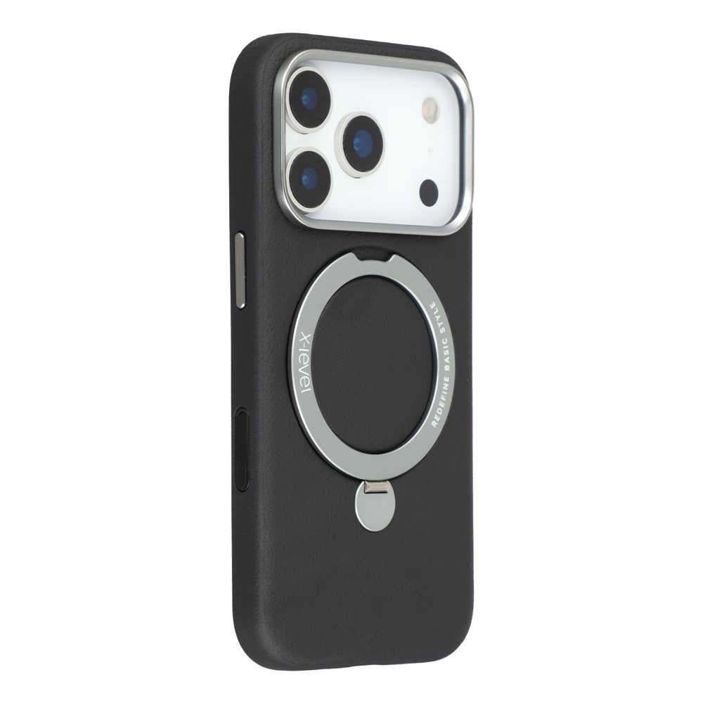 iPhone 17 Pro Max - X-LEVEL Kickstand Magnetic Case Black