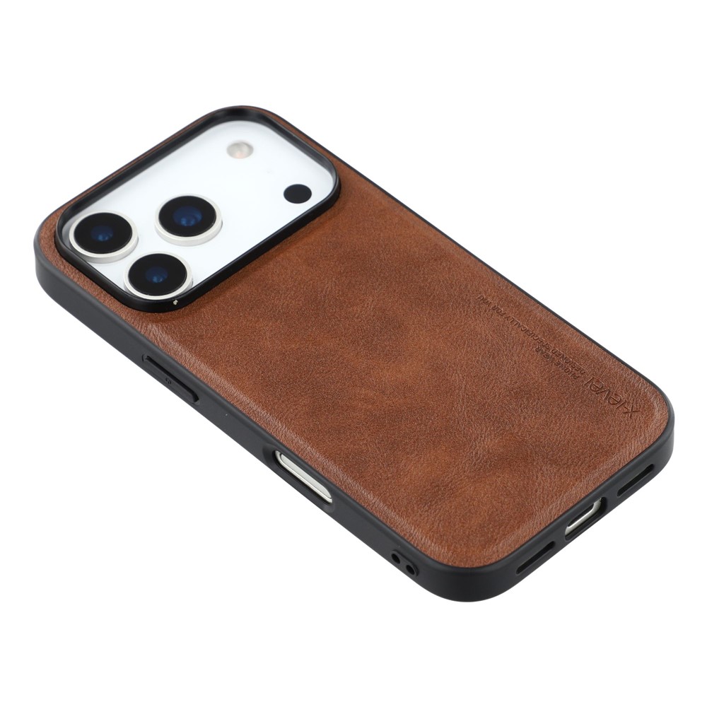 iPhone 17 Pro Max - X-LEVEL Bojue-3 Series Brown — estuche (foto 4 de 6)