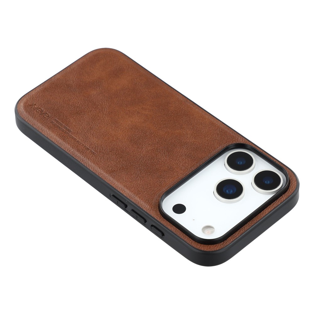 iPhone 17 Pro Max - X-LEVEL Bojue-3 Series Brown — estuche (foto 5 de 6)