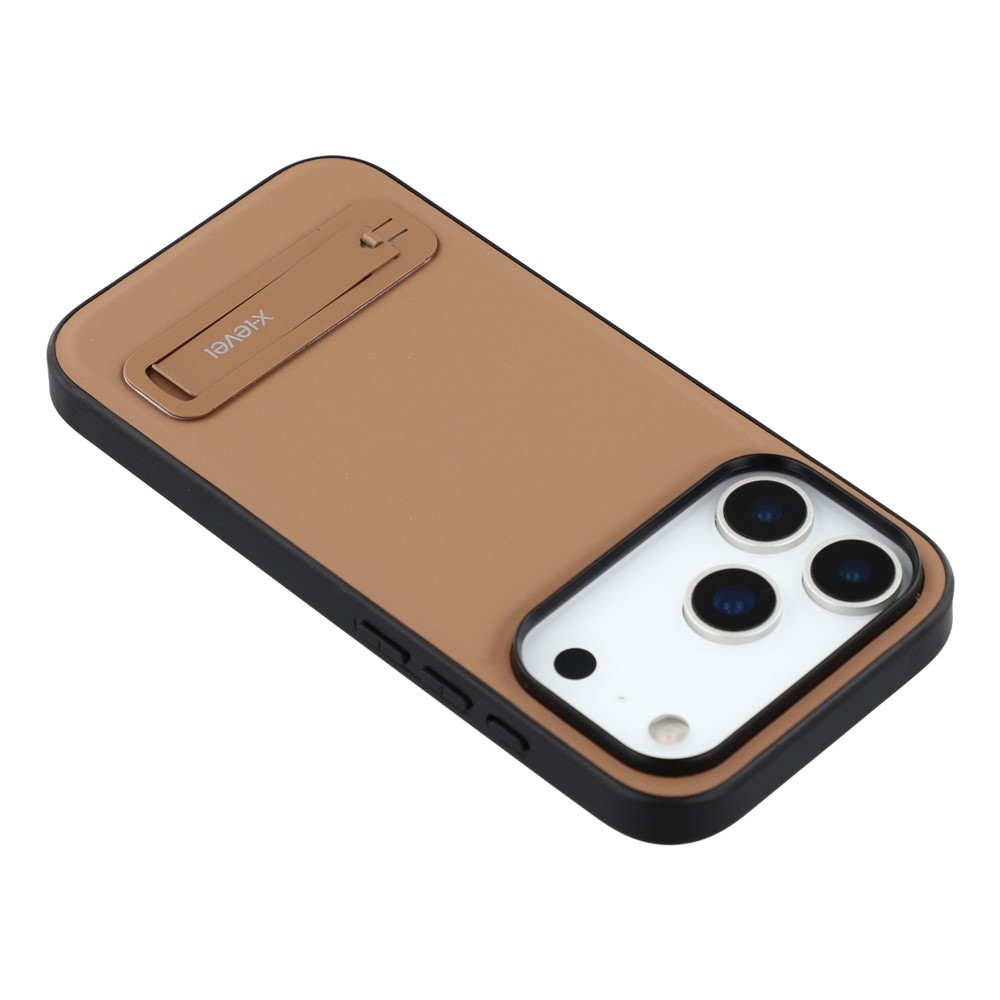 iPhone 17 Pro Max - X-LEVEL Leather Coated Brown — estuche (foto 6 de 6)