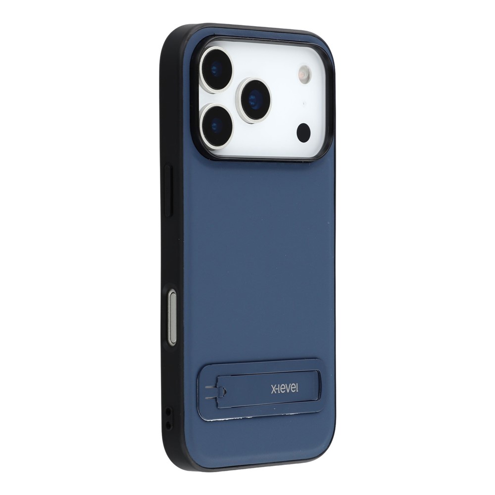 iPhone 17 Pro Max - X-LEVEL Leather Coated Blue — estuche