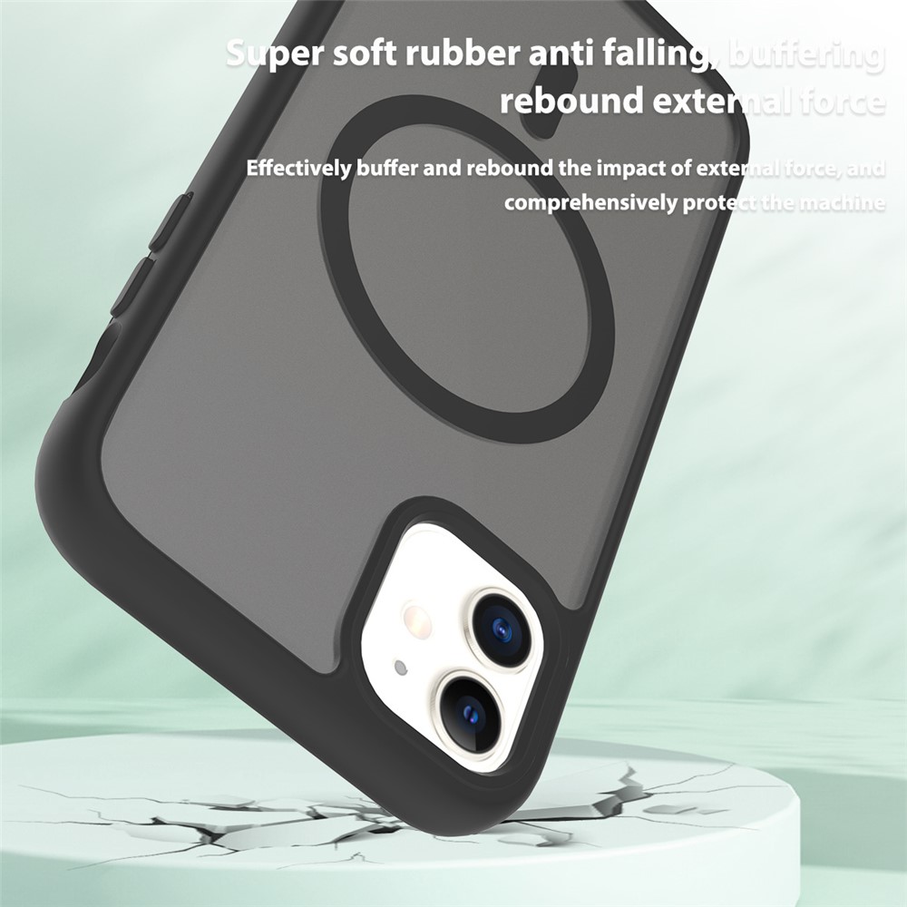 iPhone 11 - TPU Acrylic With MagSafe Black — estuche (foto 5 de 6)