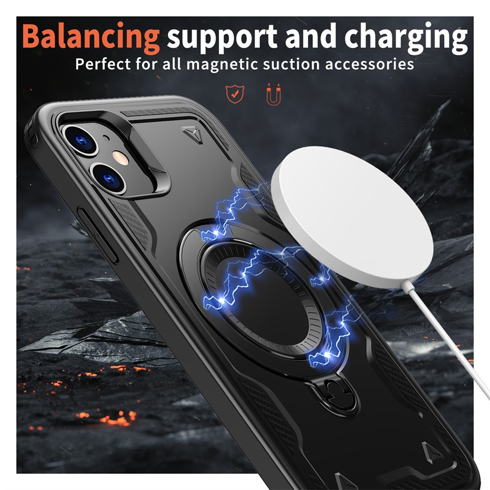iPhone 11 - Protection Military Kickstand Black — estuche (foto 2 de 6)