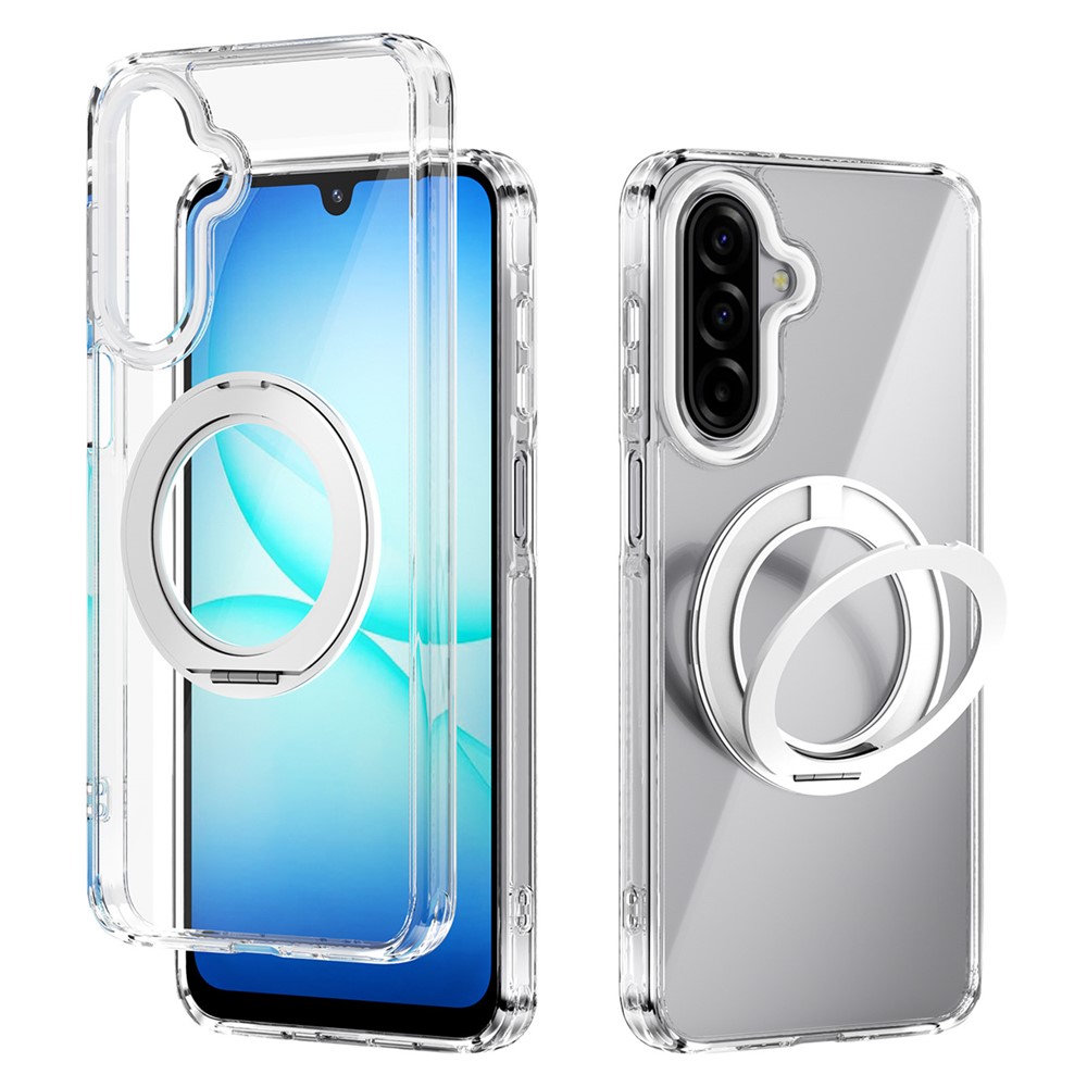 Samsung Galaxy A17 - ABEEL Magnetic Rotating Shockproof Silver
