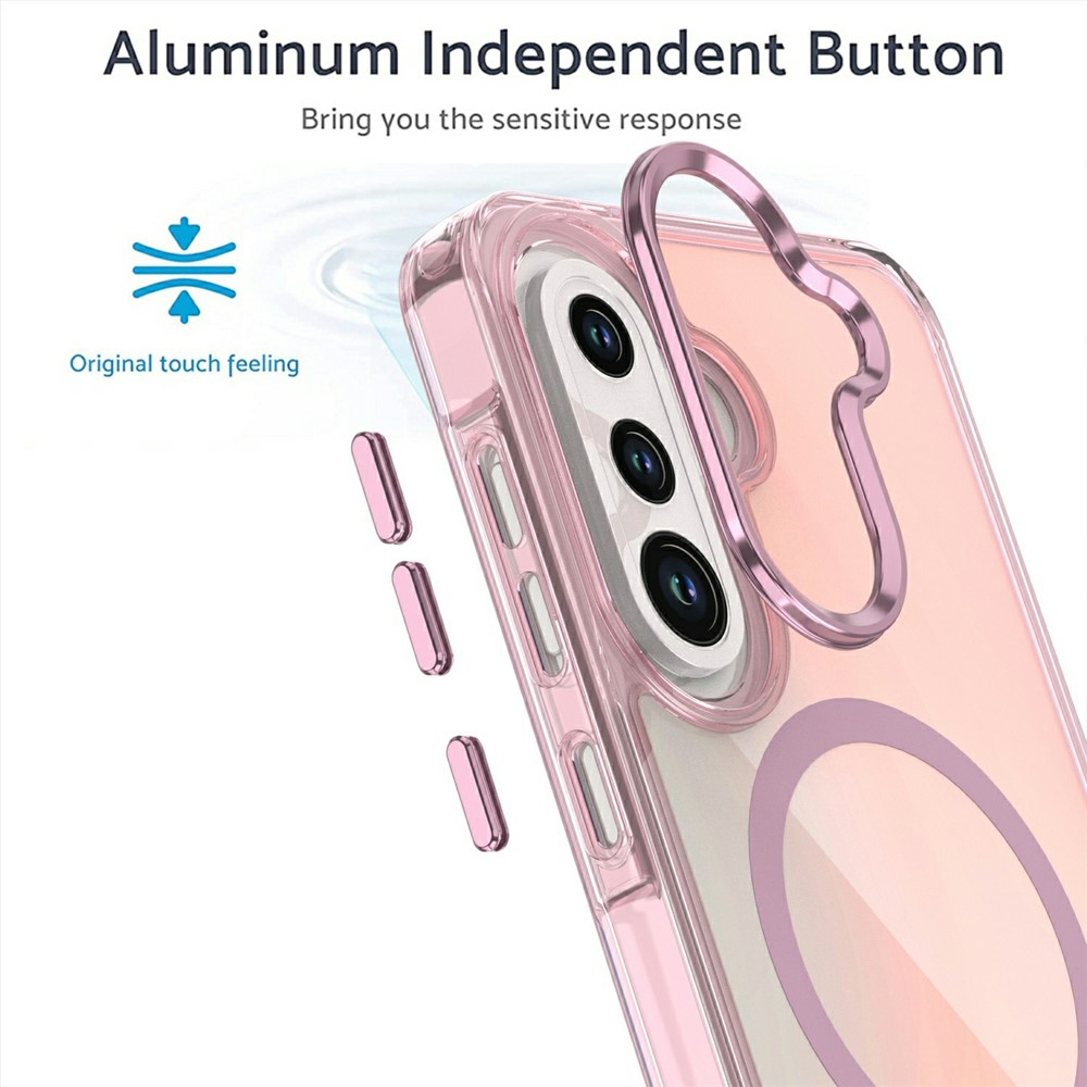 Samsung Galaxy A17 - TPU Magnetic Case Pink — estuche (foto 3 de 7)