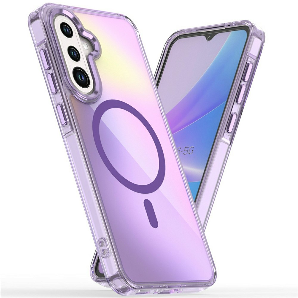 Samsung Galaxy A17 - TPU Magnetic Case Purple — estuche