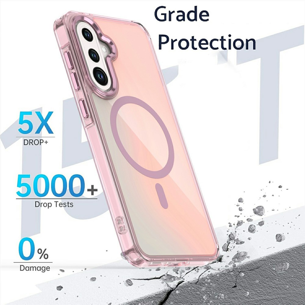 Samsung Galaxy A17 - TPU Magnetic Case Purple — estuche (foto 2 de 7)
