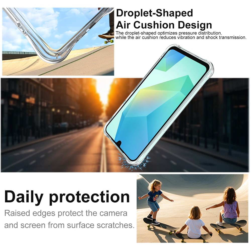 Samsung Galaxy A17 - IMAK TPU Transparent — estuche (foto 3 de 7)