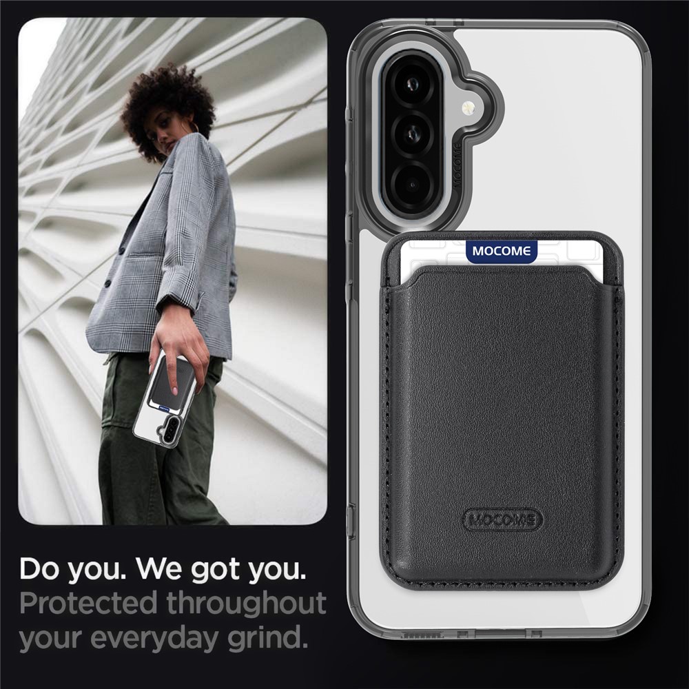 Samsung Galaxy A56/A36 - Hard Case With Wallet Black — estuche (foto 5 de 7)