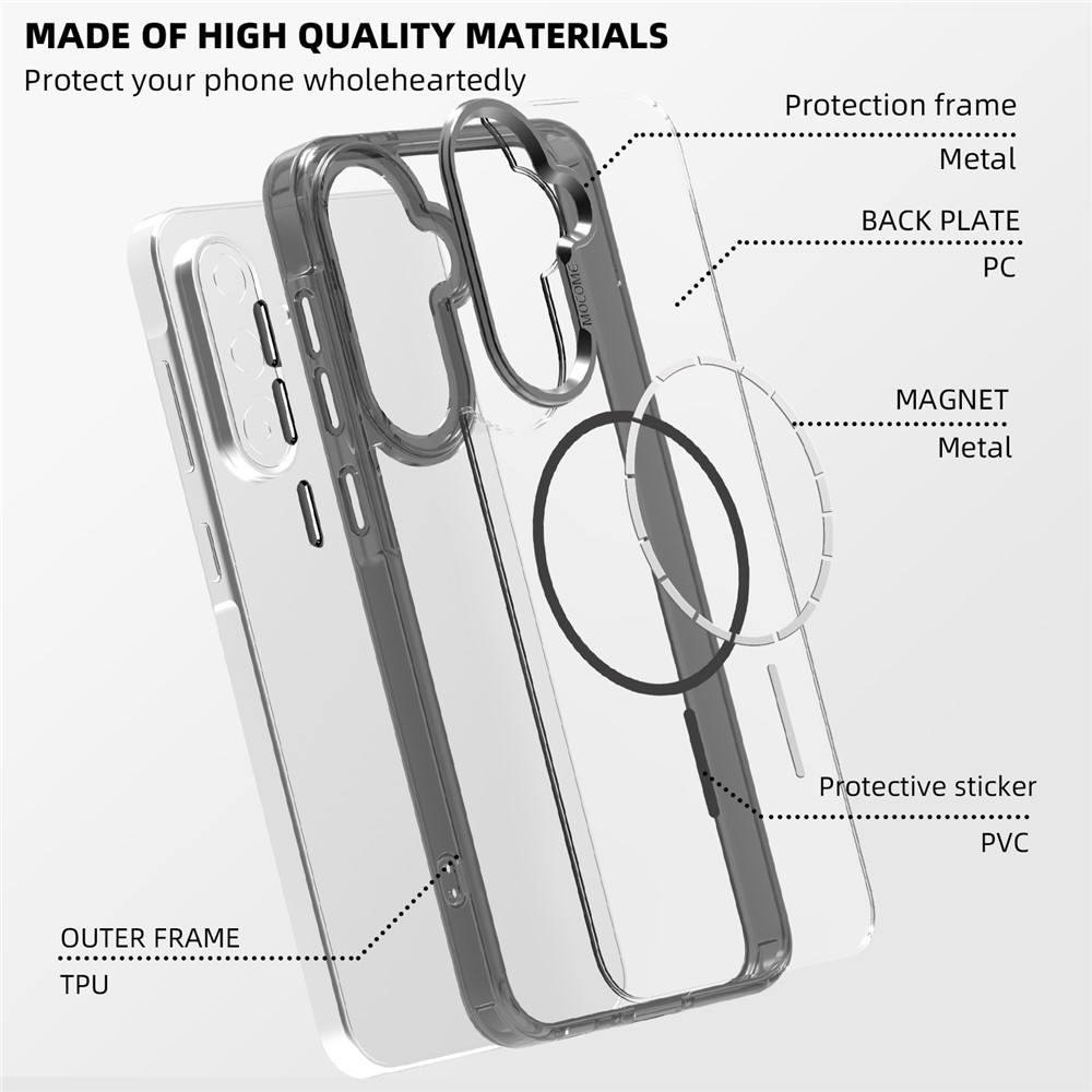 Samsung Galaxy A56/A36 - Hard Case With Wallet Black — estuche (foto 6 de 7)