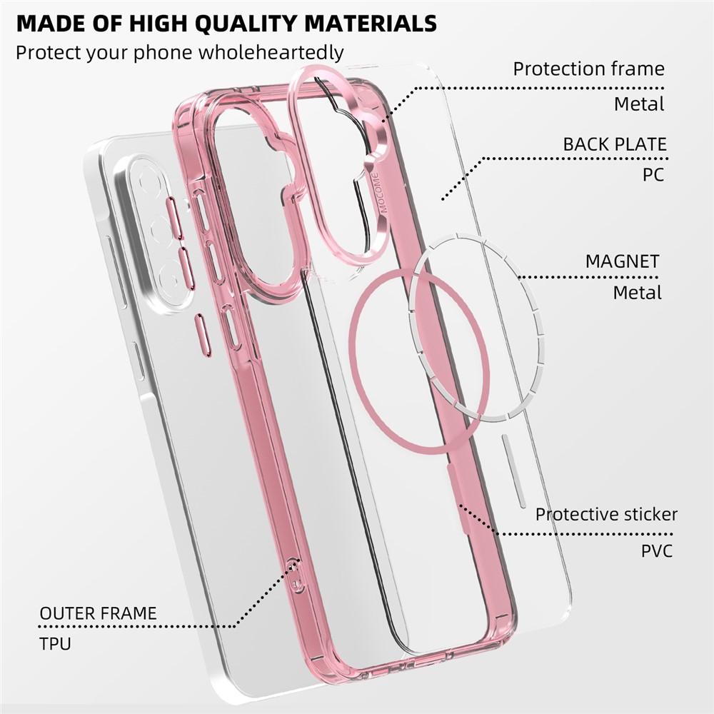 Samsung Galaxy A56/A36 - Hard Case With Wallet Pink — estuche (foto 4 de 7)