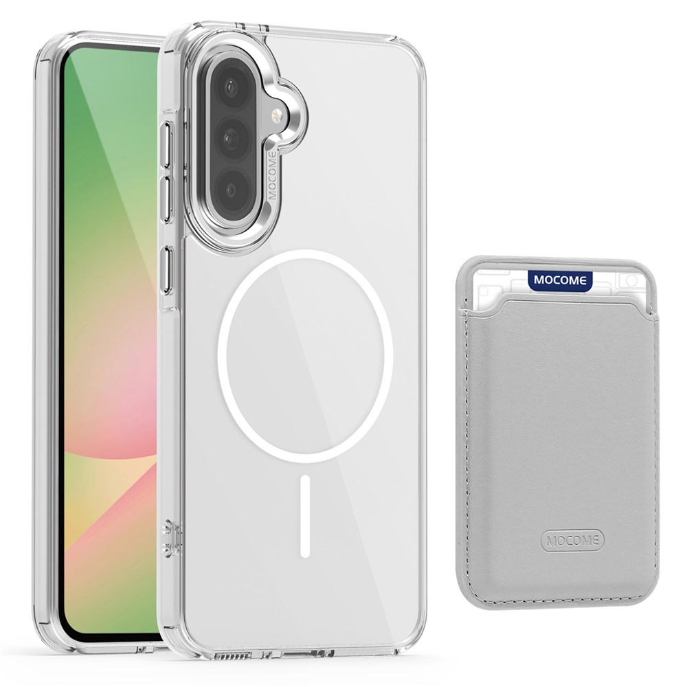 Samsung Galaxy A56/A36 - Hard Case With Wallet White — estuche