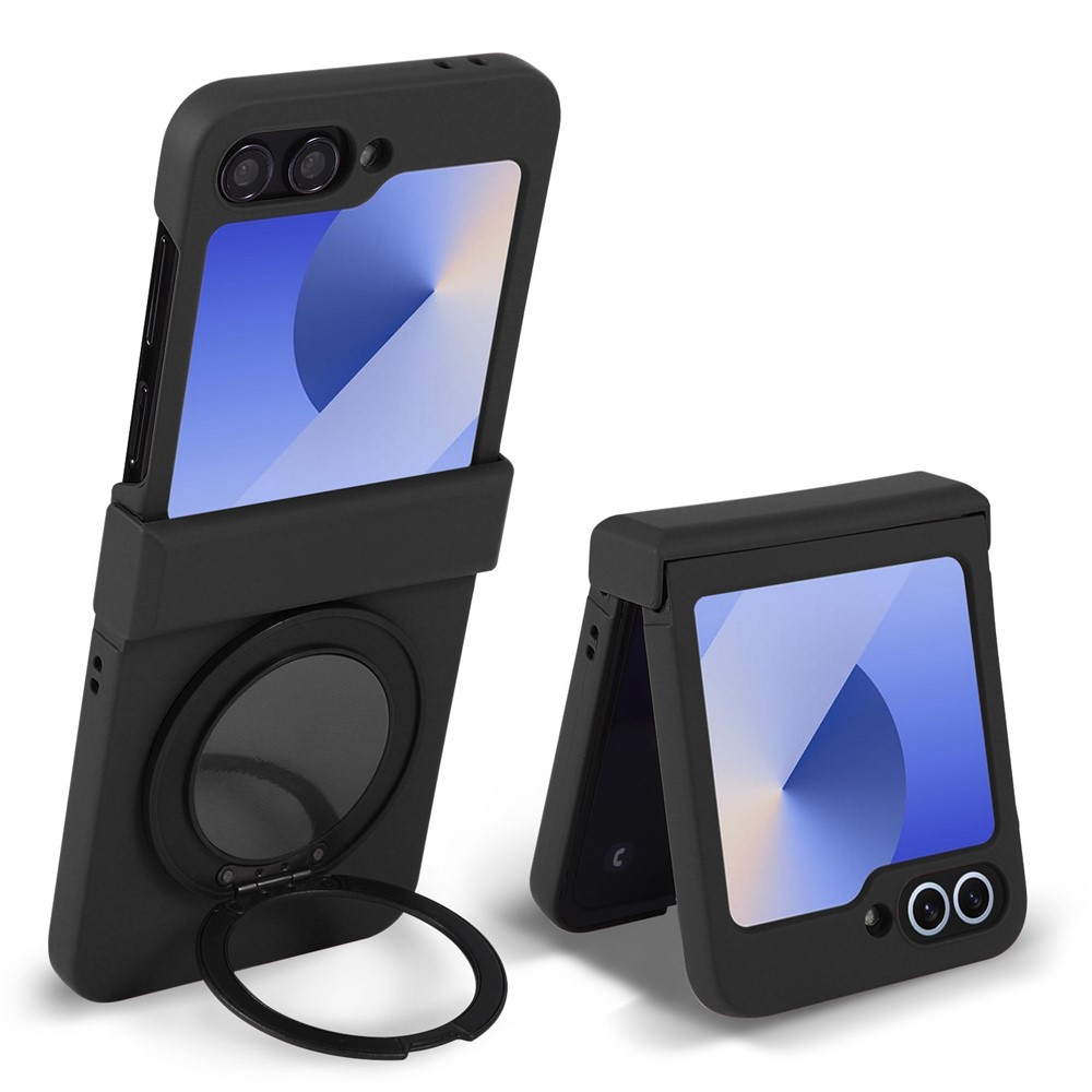Samsung Galaxy Z Flip 7 - Kickstand Electroplated Black — estuche
