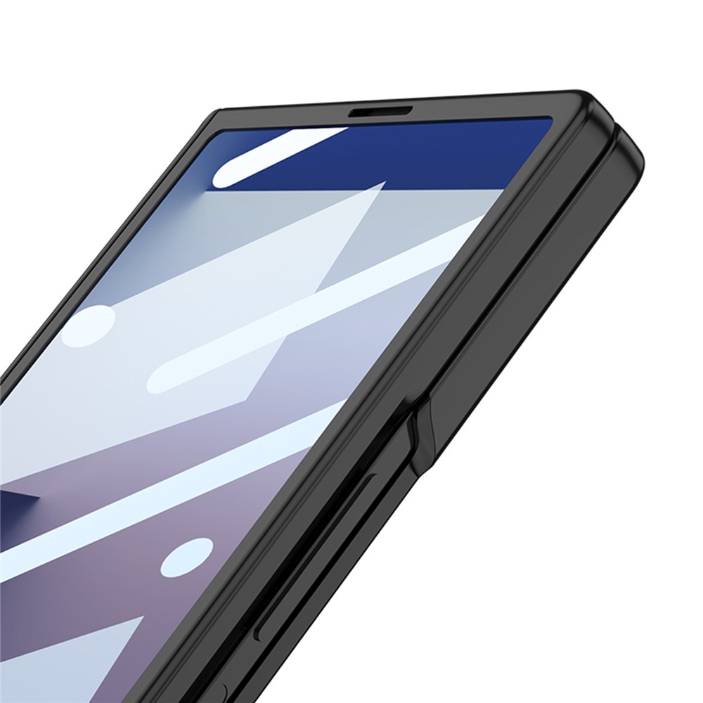 Samsung Galaxy Z Fold 7 - GKK Kickstand With Tempered Glass Black — estuche (foto 4 de 9)