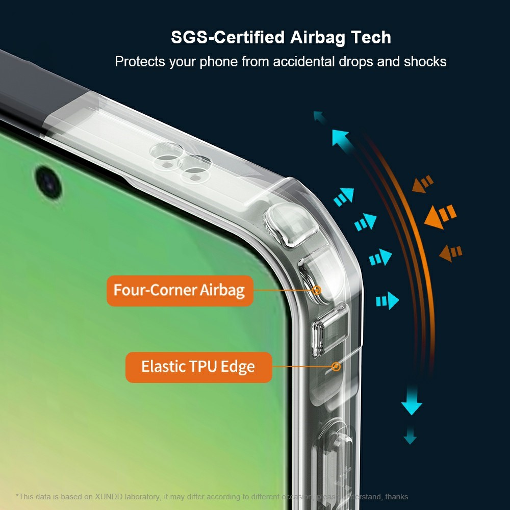 Samsung Galaxy A57 - XUNDD Dropproof Black — estuche (foto 3 de 6)