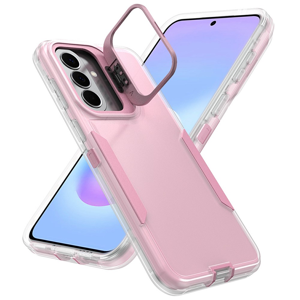 Samsung Galaxy A57 - TPU Hybrid Kickstand Transparent Pink — estuche (foto 2 de 9)