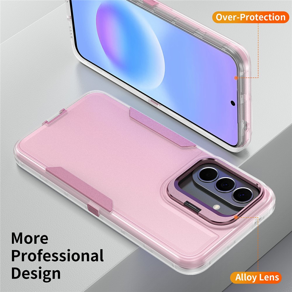 Samsung Galaxy A57 - TPU Hybrid Kickstand Transparent Pink — estuche (foto 3 de 9)