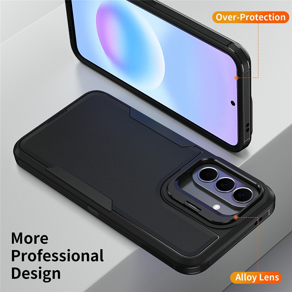 Samsung Galaxy A57 - TPU Hybrid Kickstand Black — estuche (foto 3 de 9)