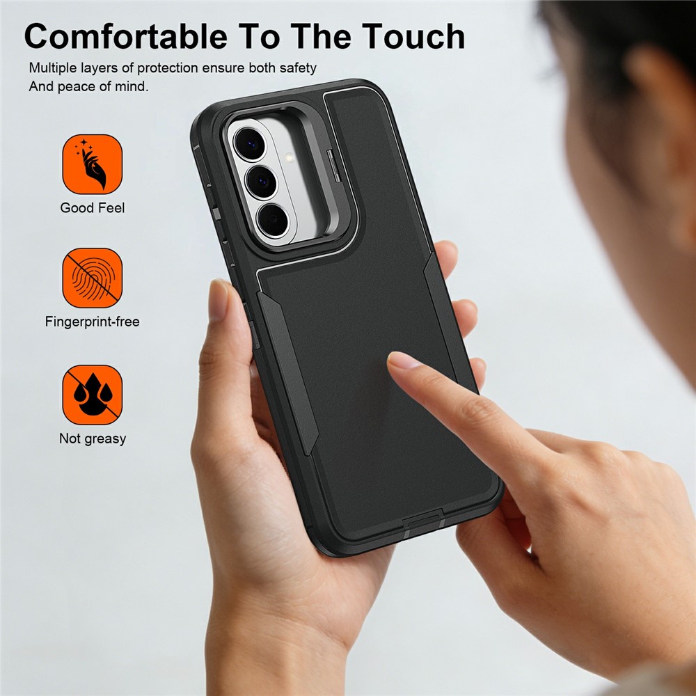 Samsung Galaxy A57 - TPU Hybrid Kickstand Black — estuche (foto 7 de 9)